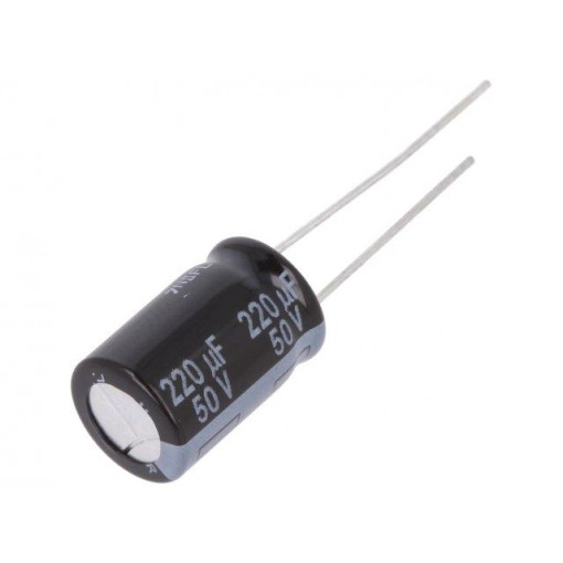 EEUFR1H221; Capacitor: electrolytic; low impedance; THT; 220uF; 50VDC; ±20%; PANASONIC