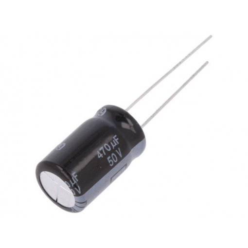 EEUFR1H471; Capacitor: electrolytic; low impedance; THT; 470uF; 50VDC; ±20%; PANASONIC