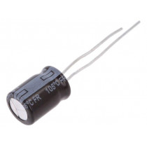EEUFR1V101; Capacitor: electrolytic; low impedance; THT; 100uF; 35VDC; ±20%; PANASONIC