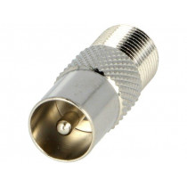 EF-312; Adapter; F socket,coaxial 9.5mm plug; TELESTE EF-312; Adapter; F socket,coaxial 9.5mm plug; TELESTE