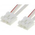 EFGBO6L030; Connection cable; 0.3m; MVL; Cores: 2; 0.34mm2; Core: stranded; SIGNAL-CONSTRUCT