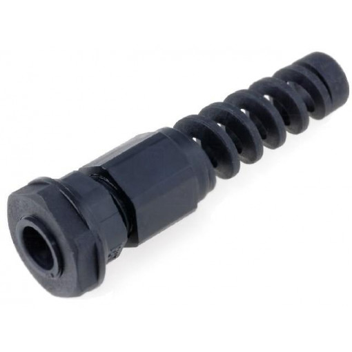 EGRWW7SR; Cable gland; with strain relief; PG7; IP68; Mat: polyamide; black; KSS WIRING