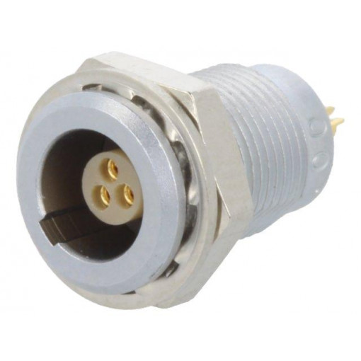 EGG.00.303.CLL; Connector: circular; Series: 00; socket; female; soldering; PIN: 3; LEMO