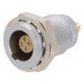 EGG.00.304.CLL; Connector: circular; Series: 00; socket; female; soldering; PIN: 4; LEMO EGG.00.304.CLL; Connector: circular; Series: 00; socket; female; soldering; PIN: 4; LEMO