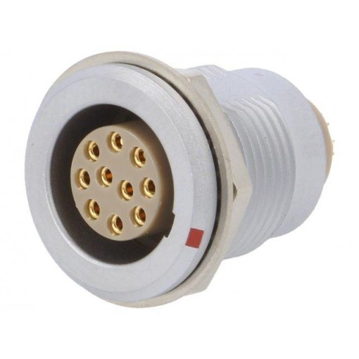 EGG.2B.310.CLL; Connector: circular; Series: 2B; socket; female; soldering; PIN: 10; LEMO