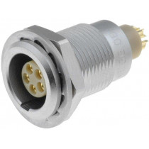 EGG.0B.305.CLL; Connector: circular; Series: 0B; socket; female; soldering; PIN: 5; LEMO