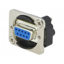 EHDB9FF; Transition: D-Sub coupler; both sides,D-Sub 9pin female; silver; SWITCHCRAFT EHDB9FF; Transition: D-Sub coupler; both sides,D-Sub 9pin female; silver; SWITCHCRAFT