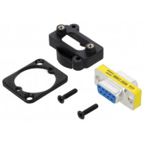 EHDB9FFB; Transition: D-Sub coupler; both sides,D-Sub 9pin female; black; SWITCHCRAFT EHDB9FFB; Transition: D-Sub coupler; both sides,D-Sub 9pin female; black; SWITCHCRAFT