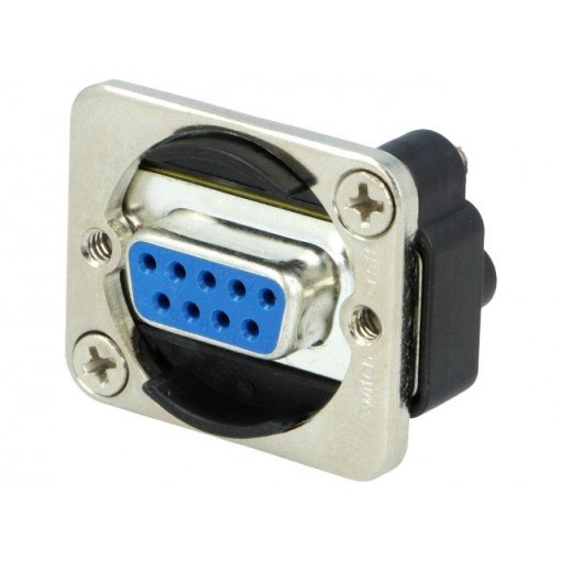 EHDB9MF; Transition: D-Sub coupler; silver; Series: EH; Case: XLR standard; SWITCHCRAFT EHDB9MF; Transition: D-Sub coupler; silver; Series: EH; Case: XLR standard; SWITCHCRAFT