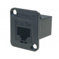 EHRJ45P5E; Coupler; EH; Cat: 5e; RJ45 socket,both sides; Case: XLR standard; SWITCHCRAFT EHRJ45P5E; Coupler; EH; Cat: 5e; RJ45 socket,both sides; Case: XLR standard; SWITCHCRAFT