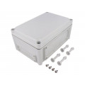EKJB 130 G; Enclosure: wall mounting; X: 190mm; Y: 280mm; Z: 130mm; EK; grey; IK08; FIBOX