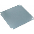EKOVT; Mounting plate; steel; W: 238mm; L: 238mm; Series: SOLID; ABS282813; FIBOX