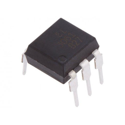 EL3061; Optotriac; 5kV; zero voltage crossing driver; DIP6; Channels: 1; EVERLIGHT EL3061; Optotriac; 5kV; zero voltage crossing driver; DIP6; Channels: 1; EVERLIGHT