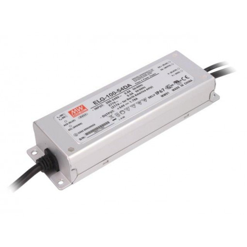 ELG-100-54DA; Power supply: switched-mode; Communication: DALI; LED; 96W; 54VDC; MEAN WELL
