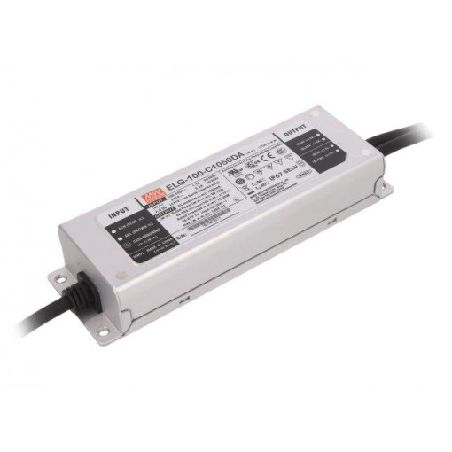 ELG-100-C1050DA; Power supply: switched-mode; Communication: DALI; LED; 100W; 1.05A; MEAN WELL