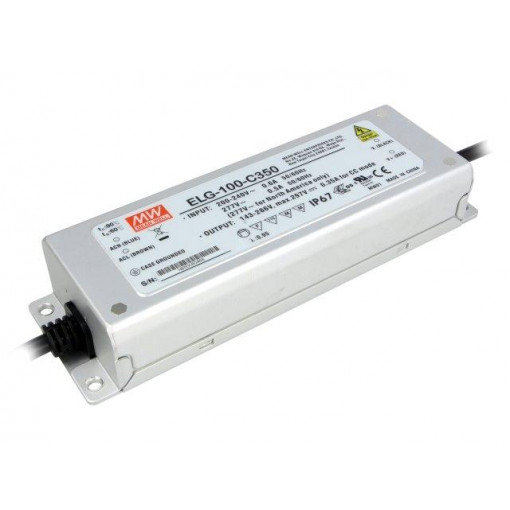 ELG-100-C1400; Power supply: switched-mode; LED; 100.8W; 35÷72VDC; 1400mA; IP67; MEAN WELL
