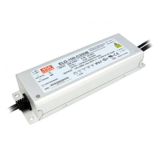 ELG-100-C1400B; Power supply: switched-mode; LED; 100.8W; 35÷72VDC; 1400mA; IP67; MEAN WELL