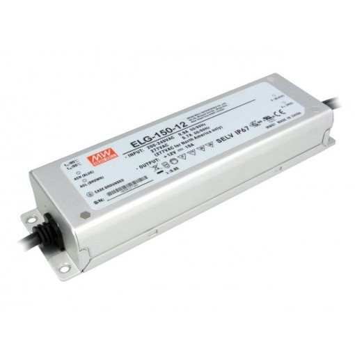 ELG-150-24; Power supply: switched-mode; LED; 150W; 24VDC; 6.25A; 180÷295VAC; MEAN WELL