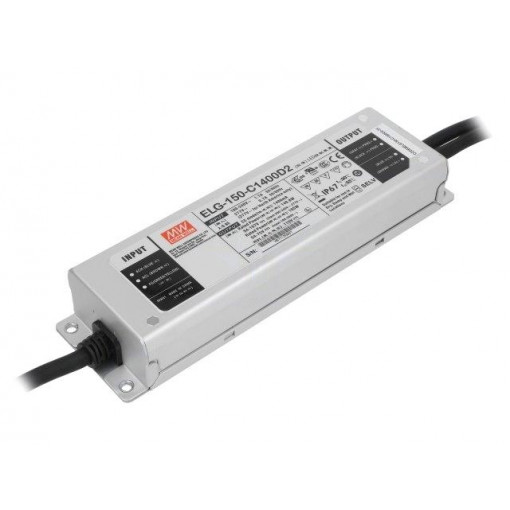 ELG-150-C1400D23Y; Power supply: switched-mode; LED; 149.8W; 54÷107VDC; 1.4A; IP67; MEAN WELL