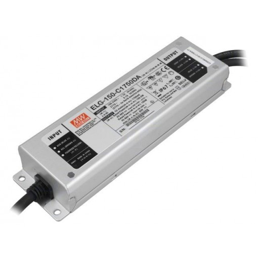 ELG-150-C1750DA3Y; Power supply: switched-mode; Communication: DALI; LED; 150.5W; MEAN WELL