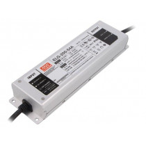 ELG-200-54A; Power supply: switched-mode; LED; 200.88W; 54VDC; 50÷57VDC; IP65; MEAN WELL