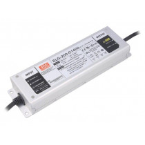 ELG-200-C1400; Power supply: switched-mode; LED; 198.8W; 71÷142VDC; 1400mA; IP67; MEAN WELL