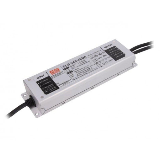 ELG-240-48DA; Power supply: switched-mode; Communication: DALI; LED; 240W; 48VDC; MEAN WELL