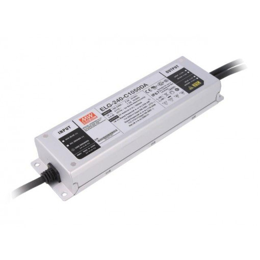 ELG-240-C1050DA; Power supply: switched-mode; Communication: DALI; LED; 240W; 1.05A; MEAN WELL