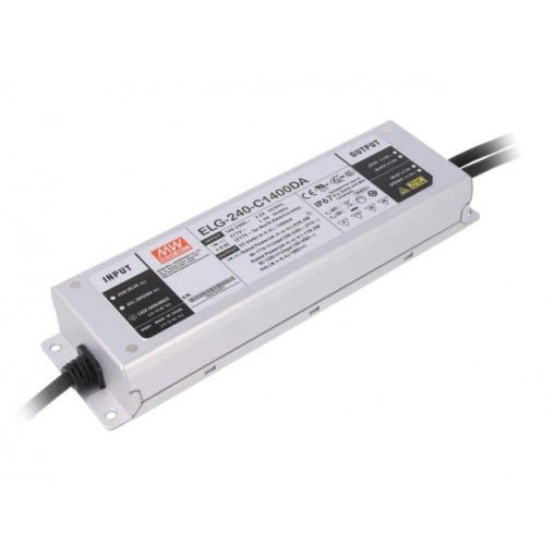 ELG-240-C1400DA; Power supply: switched-mode; Communication: DALI; LED; 240W; 1.4A; MEAN WELL