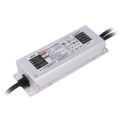 ELG-75-48DA; Power supply: switched-mode; Communication: DALI; LED; 76.8W; 1.6A; MEAN WELL