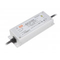 ELG-75-C500; Power supply: switched-mode; LED; 75W; 75÷150VDC; 500mA; IP67; 700g; MEAN WELL