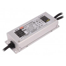 ELG-75-C500D2; Power supply: switched-mode; LED; 75W; 75÷150VDC; 500mA; IP67; 800g; MEAN WELL