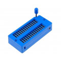 ELK02800; Socket: DIP; ZIF; PIN: 28; 7.62/15.24mm; demountable; -25÷70°C; THT; ECE ELK02800; Socket: DIP; ZIF; PIN: 28; 7.62/15.24mm; demountable; -25÷70°C; THT; ECE