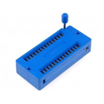 ELK62800; Socket: DIP; ZIF; PIN: 28; 15.24mm; demountable; -25÷70°C; THT; 50VDC; ECE