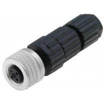 933366100 ELKA 3008 V; Connector: M8; female; PIN: 3; straight; for cable; plug; E; 4A; IP67; HIRSCHMANN