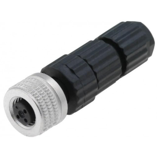 933366100 ELKA 3008 V; Connector: M8; female; PIN: 3; straight; for cable; plug; E; 4A; IP67; HIRSCHMANN