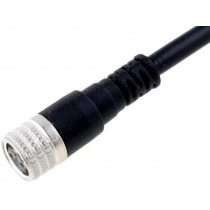 RKMV 3-06/5M; Connection lead; M8; PIN: 3; straight; 5m; plug; 60VAC; 4A; -25÷80°C; LUMBERG AUTOMATION