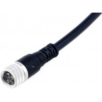 RKMV 4-07/5M; Connection lead; M8; PIN: 4; straight; 5m; plug; 60VAC; 4A; -25÷80°C; LUMBERG AUTOMATION