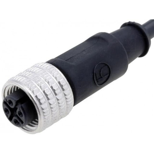 RKT 4-07/2M; Connection lead; M12; PIN: 4; straight; 2m; plug; 250VAC; 4A; IP67; LUMBERG AUTOMATION