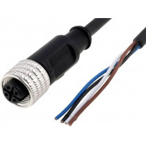 RKT 4-225/5M; Connection lead; M12; PIN: 4; straight; 5m; plug; 250VAC; 4A; IP67; LUMBERG AUTOMATION