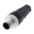 933098100 ELST4012PG7; Plug; M12; PIN: 4; male; A code-DeviceNet / CANopen; for cable; HIRSCHMANN