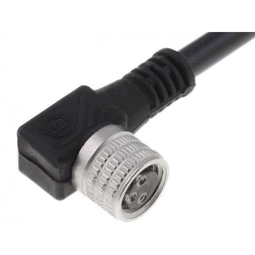 RKMWV 3-06/2M; Connection lead; M8; PIN: 3; angled; 2m; plug; 60VAC; 4A; -25÷80°C; LUMBERG AUTOMATION