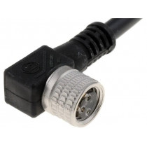 RKMWV 3-06/5M; Connection lead; M8; PIN: 3; angled; 5m; plug; 60VAC; 4A; -25÷80°C; LUMBERG AUTOMATION