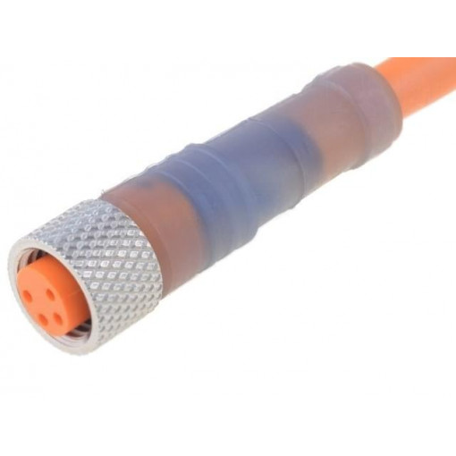 RKMV 4-07/10M; Connection lead; M8; PIN: 4; straight; 10m; plug; 60VAC; 4A; -25÷80°C; LUMBERG AUTOMATION