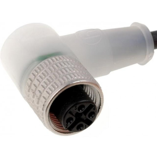 RKWT/LED A 4-3-224/5M; Connection lead; M12; PIN: 3; angled; 5m; plug; 30VAC; 4A; PNP NO LED; LUMBERG AUTOMATION