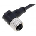 RKWT 4-07/5M; Connection lead; M12; PIN: 4; angled; 5m; plug; 250VAC; 4A; -25÷80°C; LUMBERG AUTOMATION