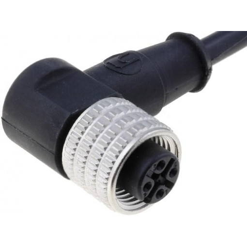 RKWT 4-225/5M; Connection lead; M12; PIN: 4; angled; 5m; plug; 250VAC; 4A; -25÷80°C; LUMBERG AUTOMATION