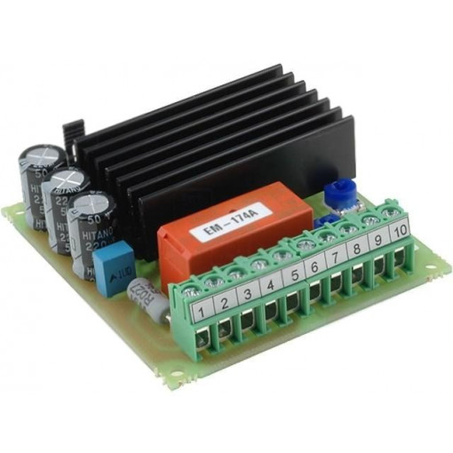 EM-174A; DC-motor driver; for building in; Imax: 12A; 65x75x30mm; 10÷35VDC; ELECTROMEN