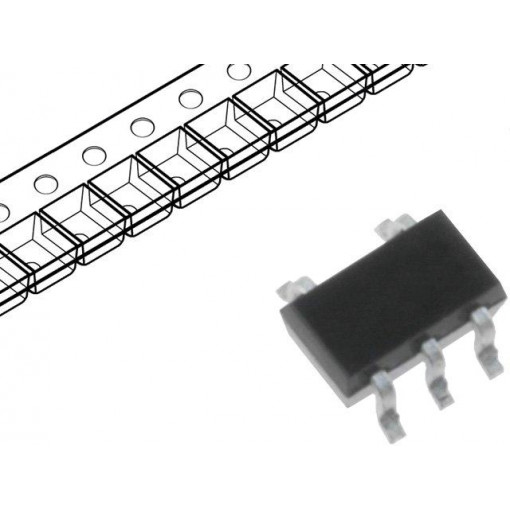EMIF01-10005W5; Filter: digital; line terminator; EMI,lowpass; SOT323-5L; STMicroelectronics