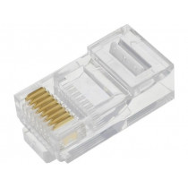 EMP881AR200; Plug; RJ45; PIN: 8; Contacts: phosphor bronze; gold-plated; UL94V-2; ECE
